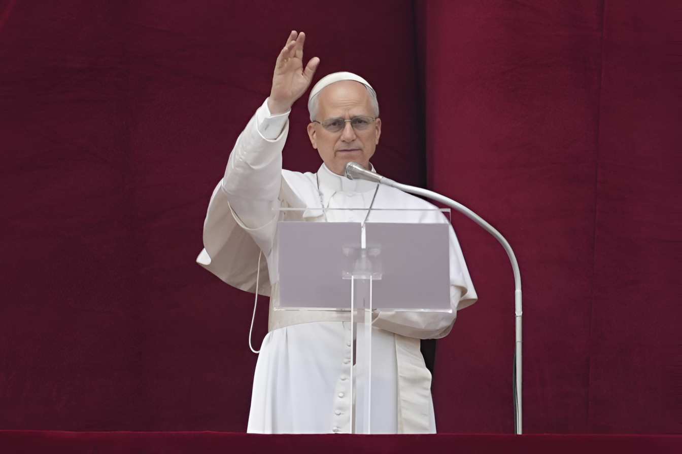 Pope Leo appeals for no more war in first Sunday address