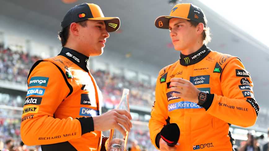 Piastri leads McLaren one-two in Imola practice