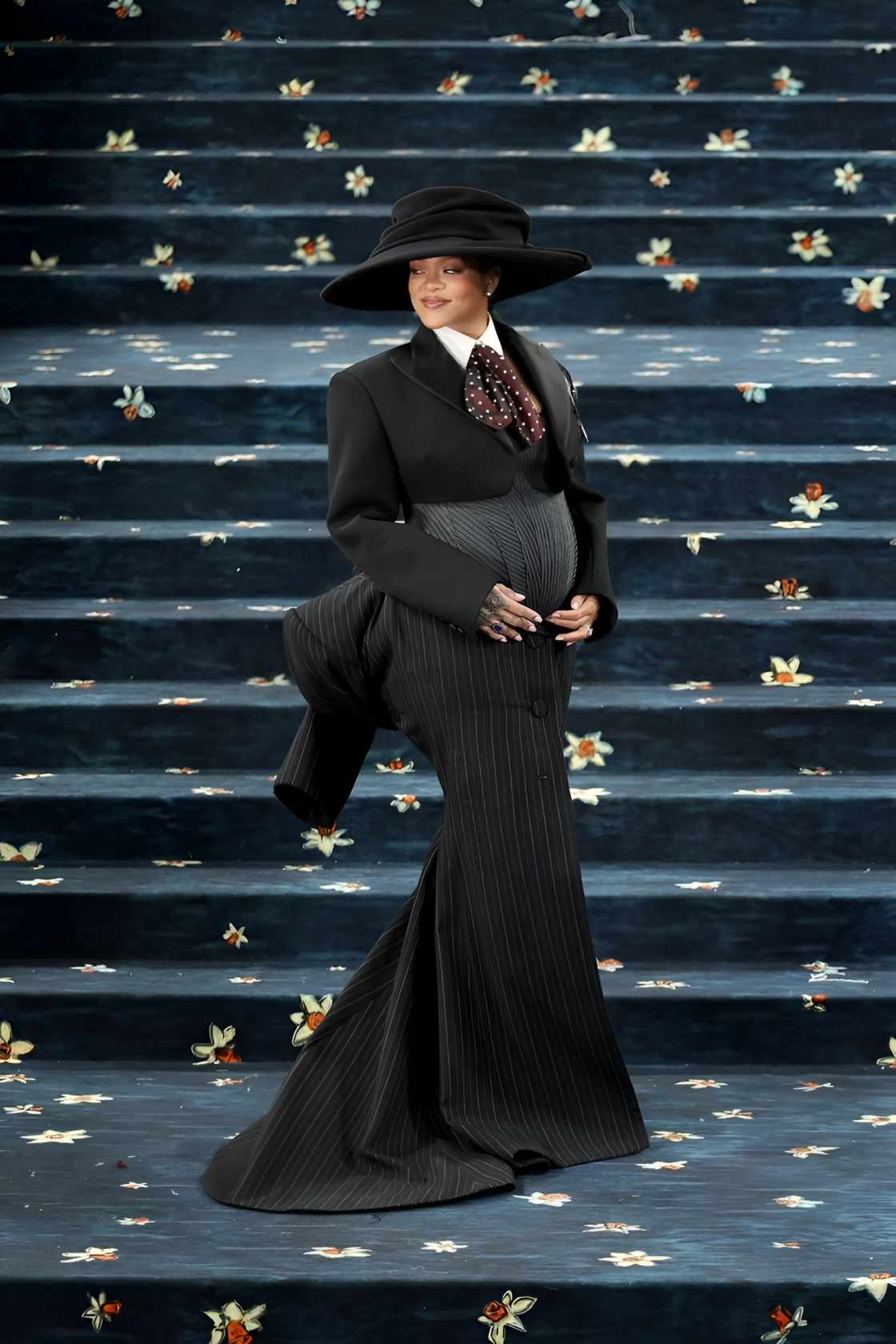 Rihanna stuns at Met Gala with surprise baby bump reveal