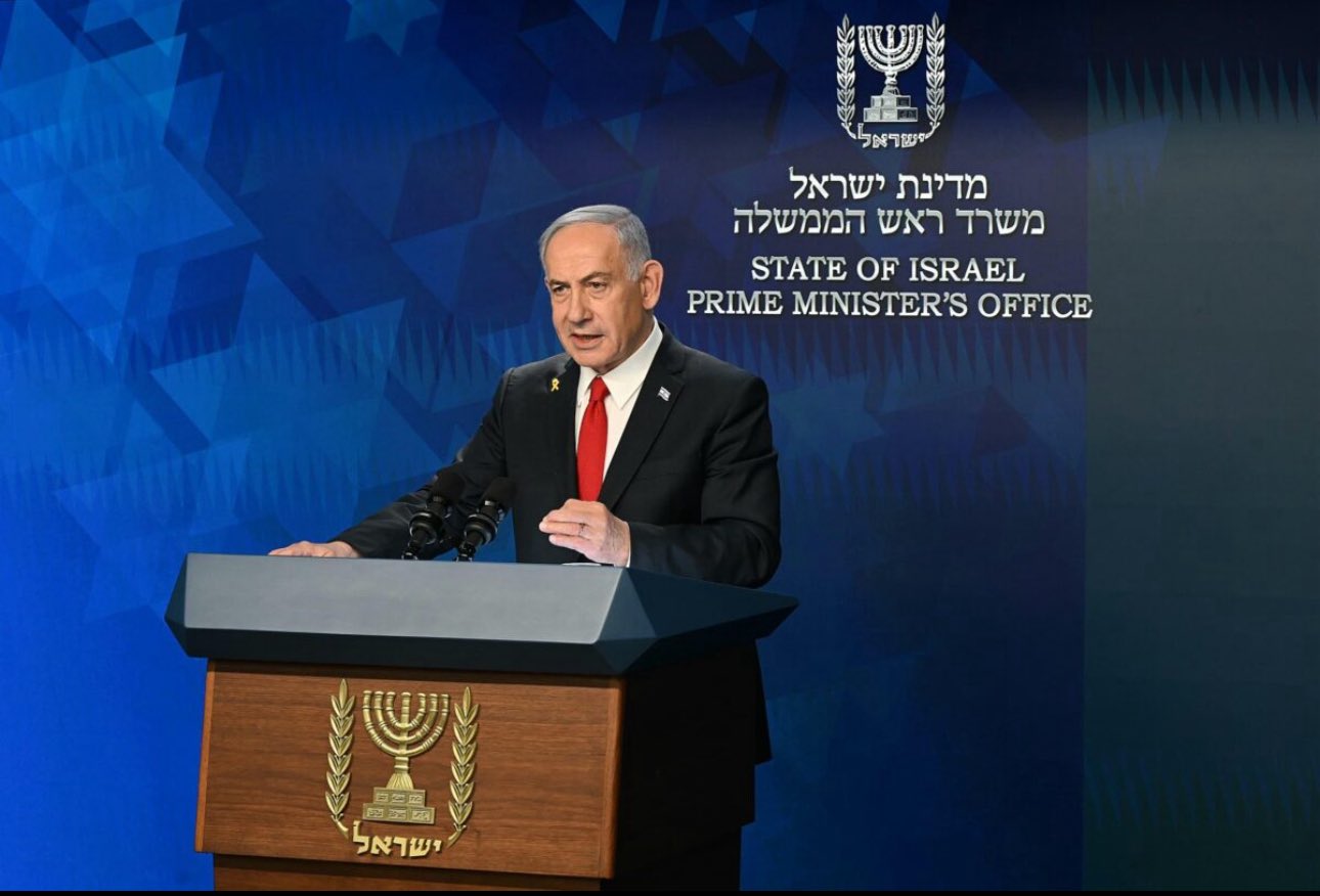 Netanyahu accuses France, Britain, and Canada of supporting Hamas