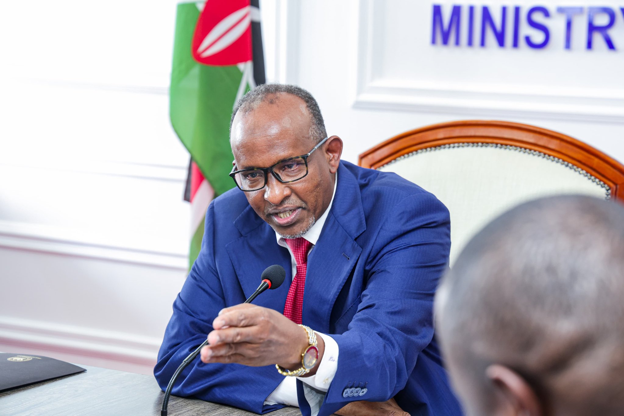 CS Duale apologizes for cancer treatment failures at KNH