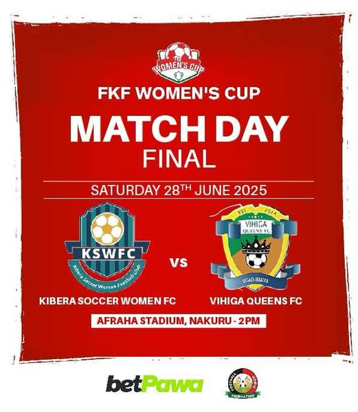 Kibera Soccer and Vihiga Queens face off in Women's FKF cup final in Nakuru