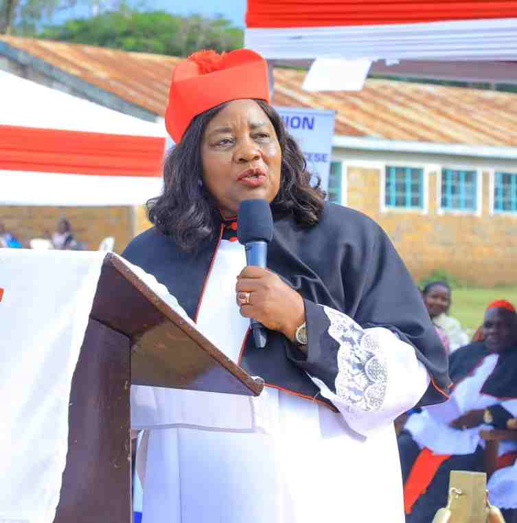 Ida Odinga appointed Canon at St. Peter’s ACK church in Bondo