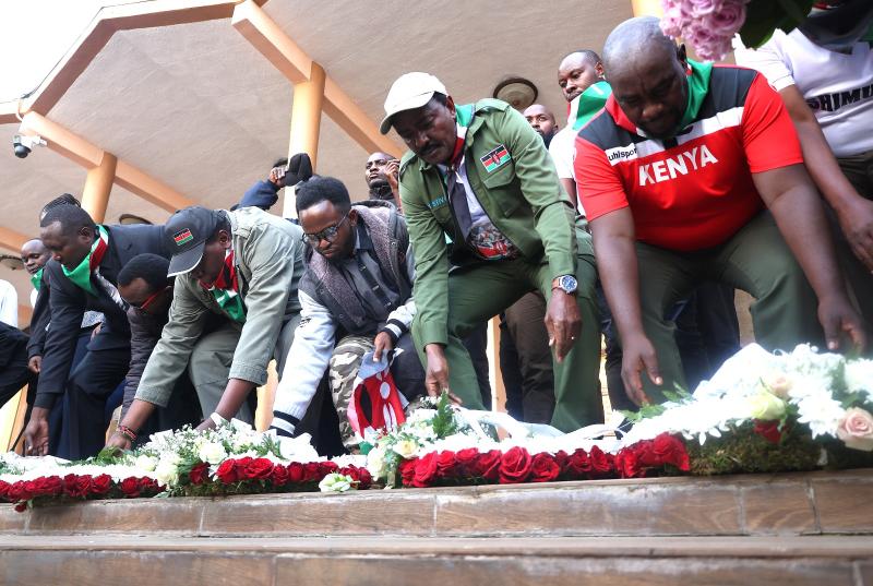 Opposition pays tribute to Gen Z victims along barricaded Parliament road