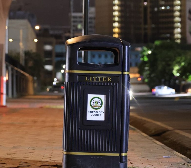City Hall installs new bins across Nairobi to tackle waste menace