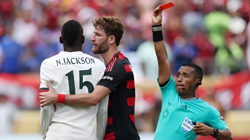 Club World Cup: Under-fire Jackson sent off as Chelsea beaten by Flamengo