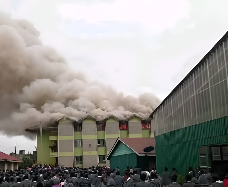 Fire razes dormitory at Embakasi Girls’ Secondary School
