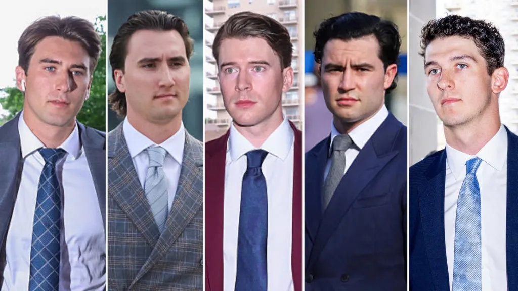 Five Canadian Ice Hockey players survive assault charges