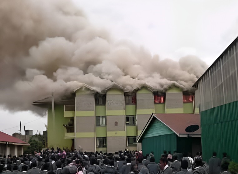Fire razes dormitory at Embakasi Girls’ Secondary School