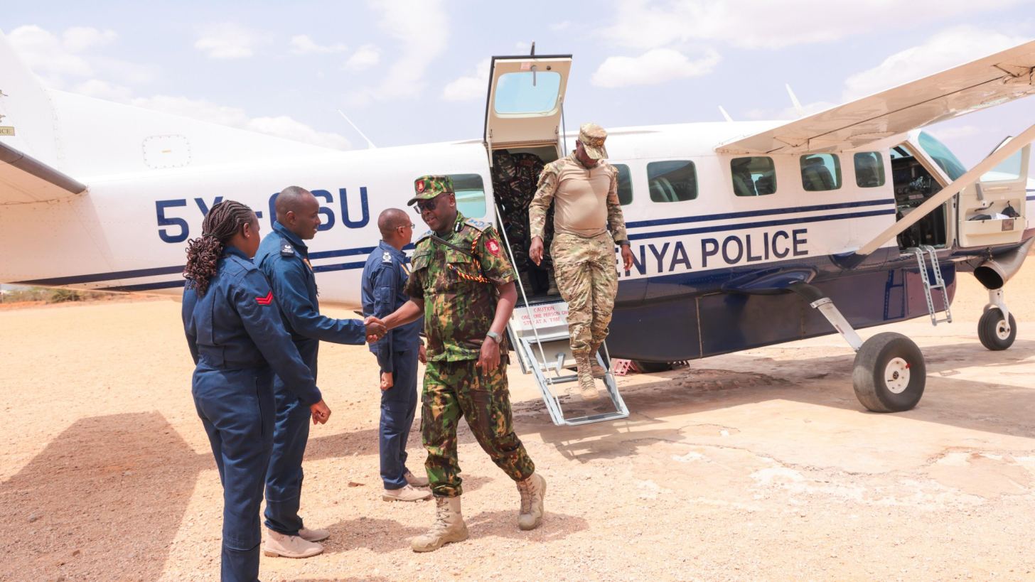 Top police chiefs tour Mandera, Wajir amid rising security threats