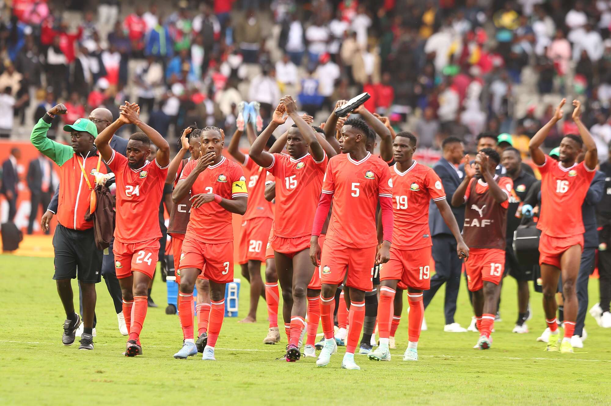 10-man Harambee Stars stun Morocco at Kasarani