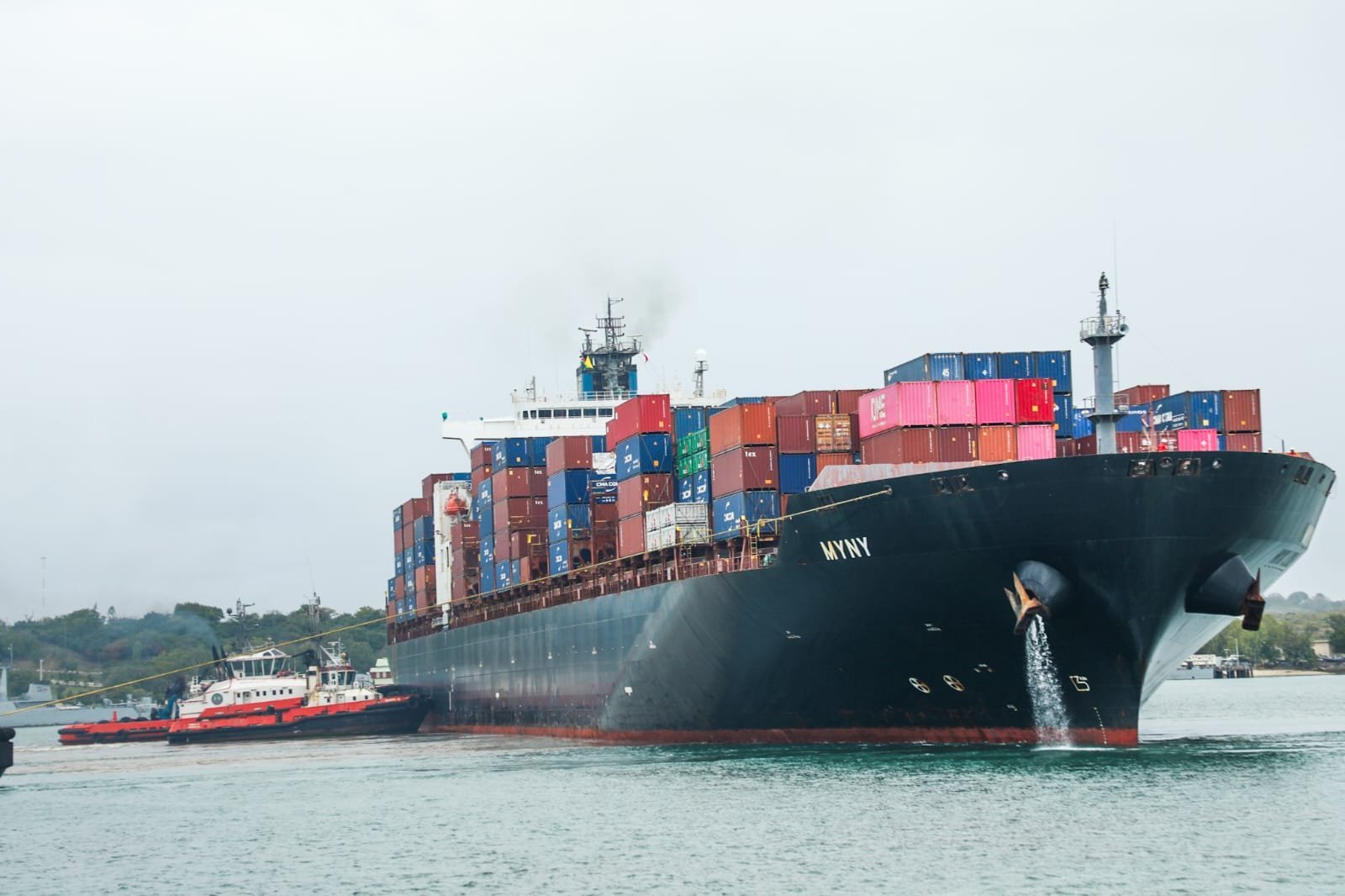 Port of Mombasa receives another large container ship