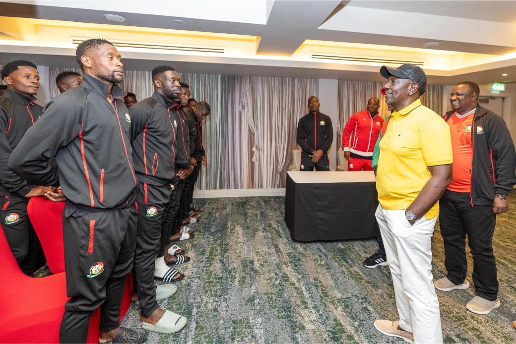 Ruto promises Harambee Stars Sh600m if they win CHAN 2024