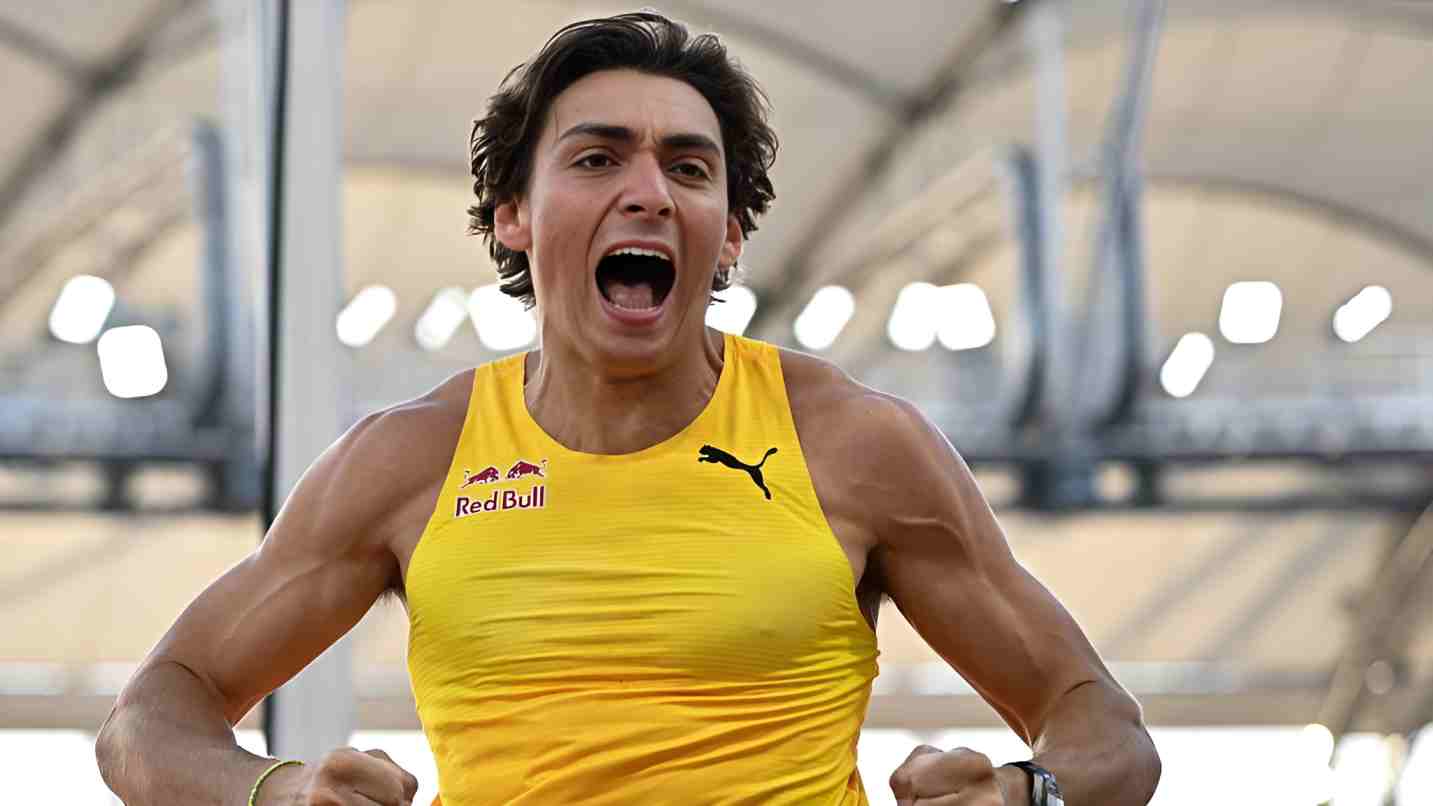 Duplantis breaks pole vault world record for 13th time