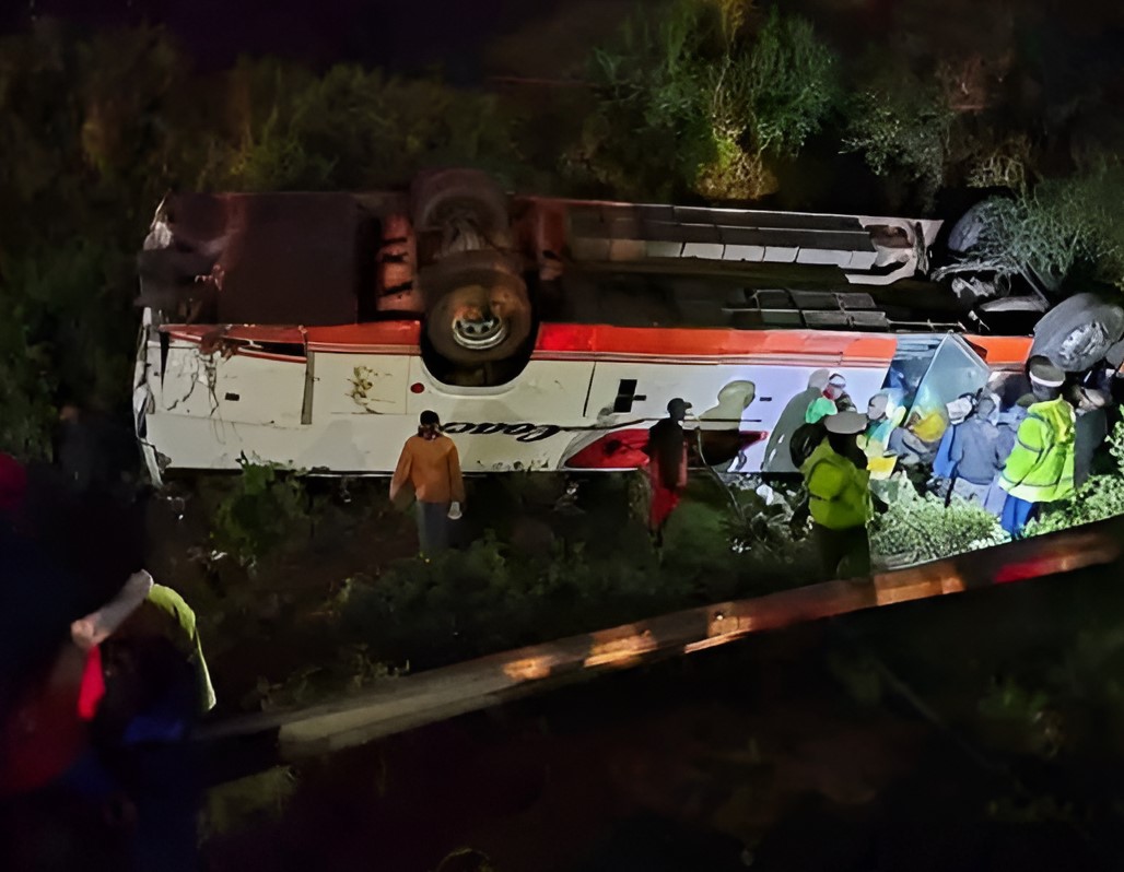 ENA coach crash in Mai Mahiu kills two