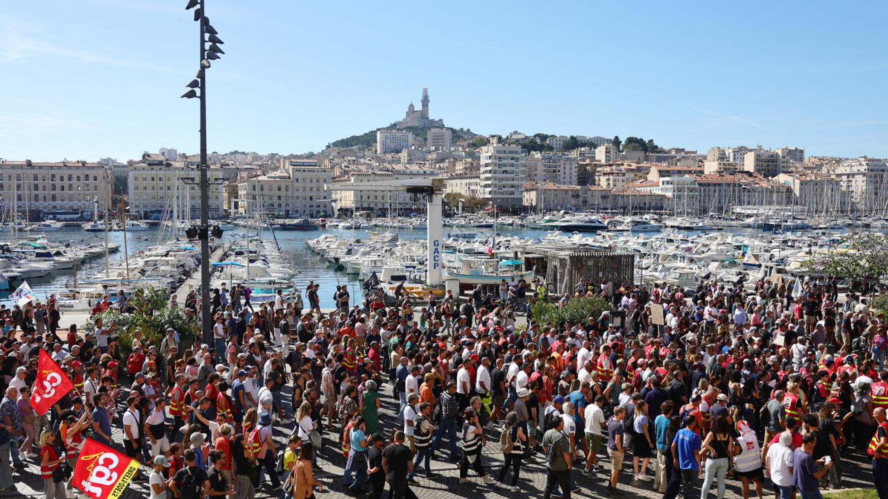 Workers across France strike over budget cut plans