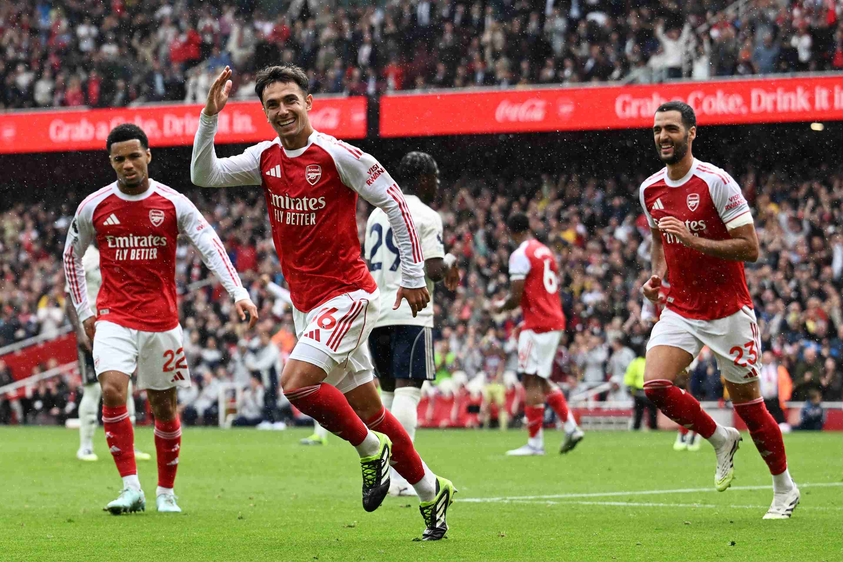 Arsenal ruin Postecoglou's Forest debut as Zubimendi bags brace