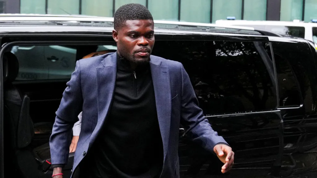 Former Arsenal star Partey denies rape charges during court appearance