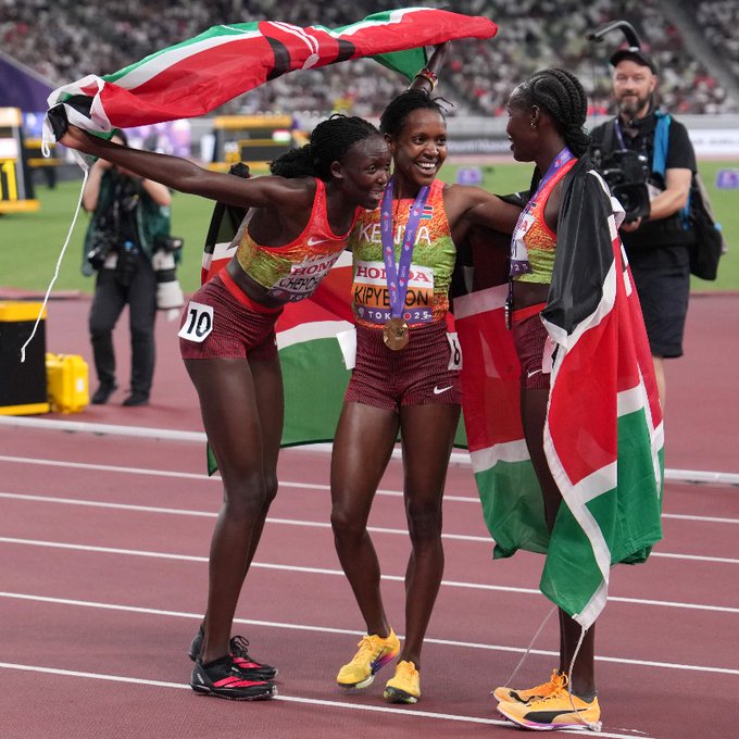 Kenya secures second place at World Athletics Championships