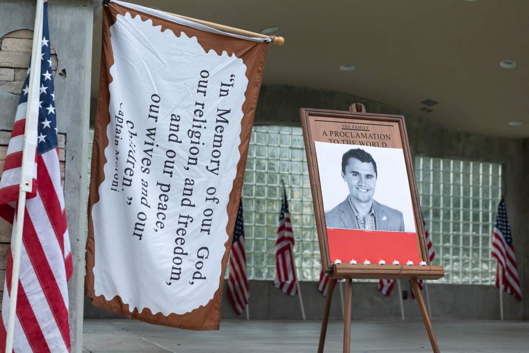 Shooter still at large after Trump ally and activist Charlie Kirk murdered