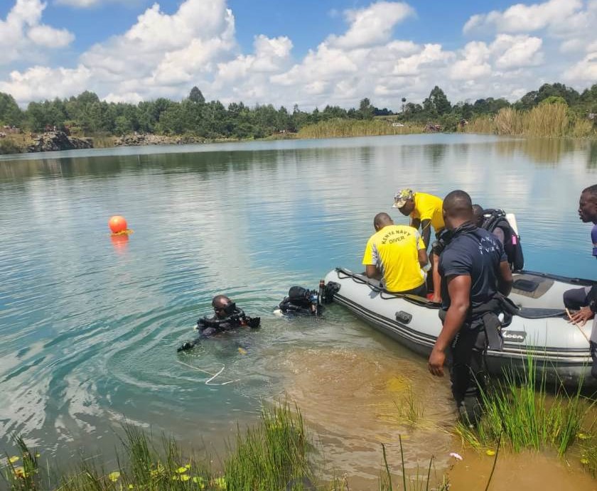 KDF divers recover drowning victim at Chepkorio Dam