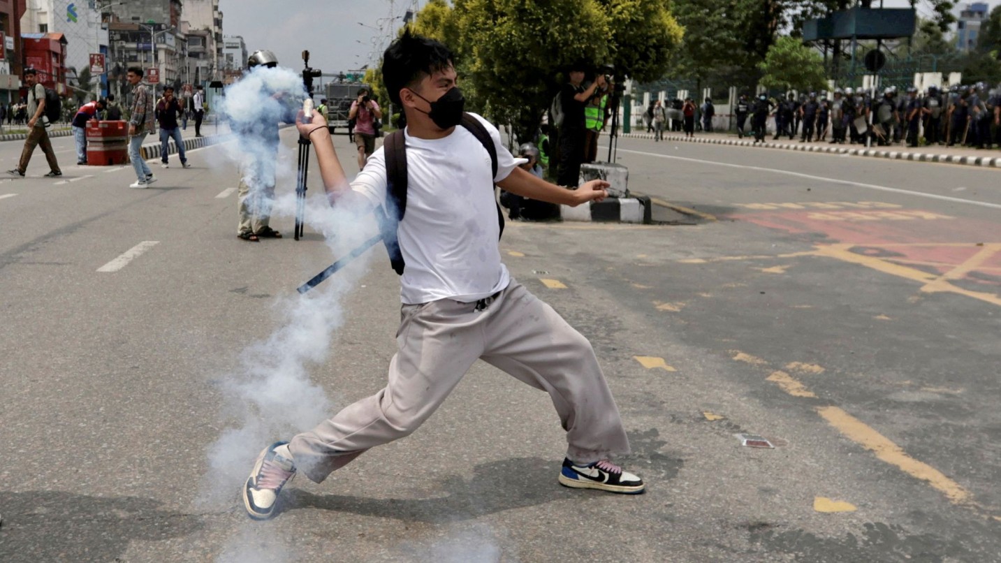 At least 14 dead in Nepal protests over social media ban